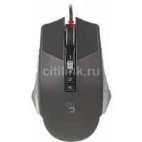 Мышь A4 Bloody Winner оптическая проводная USB, черный и серый T6