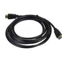 Кабель аудио-видео High Speed ver.1.4, HDMI (m) - HDMI (m) , ver 1.4, 3м, GOLD черный 