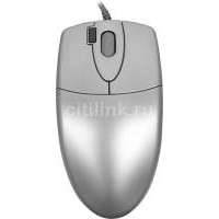 Мышь A4 OP-620D оптическая проводная USB, серебристый [op-620d silver usb] OP-620D SILVER USB