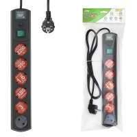 Сетевой фильтр MOST LRG, 3м, черный [lrg 6-3bk] LRG 6-3BK
