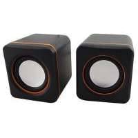 Колонки OKLICK OK-301, черный, оранжевый [ok-301 orange] OK-301 ORANGE