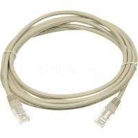Кабель Патч-корд LANMASTER UTP, вилка RJ-45, вилка RJ-45, кат.5е, ПВХ, 3м, серый [twt-45-45-3.0-gy] TWT-45-45-3.0-GY