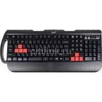Клавиатура A4 X7-G700, PS/2, c подставкой для запястий, черный [g700 ps] G700 PS