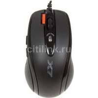 Мышь A4 X-710BK оптическая проводная USB, черный [x-710bk usb] X-710BK USB