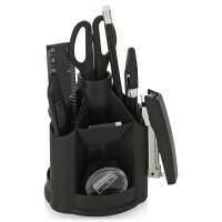 набор Staff "Минидеск", 10 предметов, черный 230742