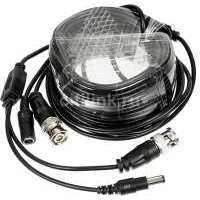 Кабель BNC+DC Ginzzu BNC (m)/BNC (m) 10м черный (GC-VP10B) GC-VP10B