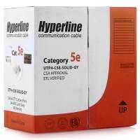 Кабель витая пара Hyperline UTP4-C5E-SOLID-GY-305 UTP Cat 5E 305 м UTP4-C5E-SOLID-GY-305