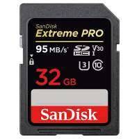 карта памяти SDHC 32ГБ Class 10 UHS-I 95MB/s SanDisk Extreme Pro, SDSDXXG-032G-GN4IN Extreme Pro