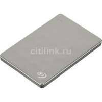 Внешний жесткий диск SEAGATE Ultra Slim , 1Тб, платиновый STEH1000200
