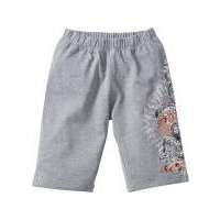 Трикотажные бермуды Slim Fit (светло-серый меланж) 