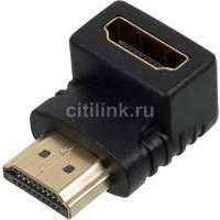Адаптер аудио-видео 90 Deg, HDMI (m) (Г-образный) - HDMI (f) (Г-образный), ver 1.4 