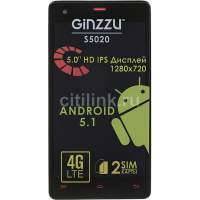 Смартфон GINZZU S5020 черный БП-00000122