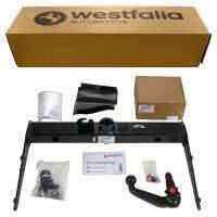 Фаркоп с электрикой Westfalia VW T5 2009-…, комплект фаркоп 321651, розектка 321454, г/в нагр 2800/100кг, A40V, 321651900113