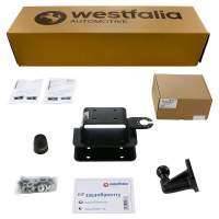 Фаркоп с электрикой Westfalia Toyota Hilux пикап 2010-…, комплект розетка 13 контактов, г/в нагр 2500/120кг, F40, 335408900113
