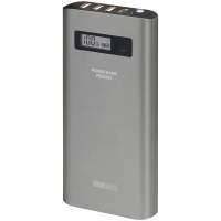 Внешний аккумулятор InterStep PB24QC 24000мАч+8п каб 4USB Quick Charge