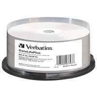 Оптический диск BD-R VERBATIM 25Гб 6x, 25шт., , cake box, printable 43743