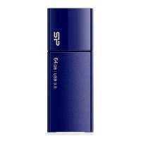 Флешка USB SILICON POWER Blaze B05 64Гб, USB3.0, синий [sp064gbuf3b05v1d] SP064GBUF3B05V1D