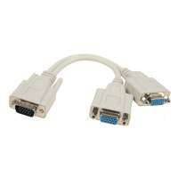 Переходник VCOM VGA M -2 VGA F [VVG6530] VVG6530