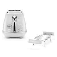 Тостер DELONGHI CT0E2103.W, белый [0230120023] 0230120023