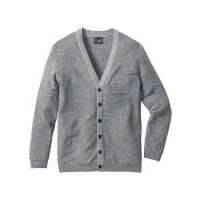Кардиган Regular Fit (серый меланж) 