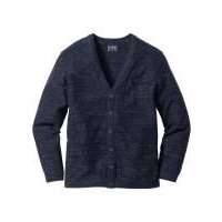 Кардиган Regular Fit (темно-синий меланж) 