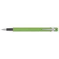 Ручка перьевая Carandache Office 849 Fluo (840.230) Yellow Green Fluo M сталь нержавеющая подар.кор. 840.230