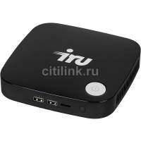 Неттоп IRU 316, Intel Celeron N3160, DDR3L 4Гб, 120Гб(SSD), Intel HD Graphics 400, CR, Free DOS, черный [481639] 481639
