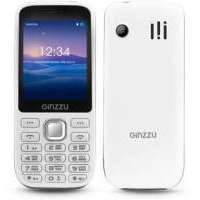 Мобильный телефон GINZZU M201 белый/серый 00-00000820