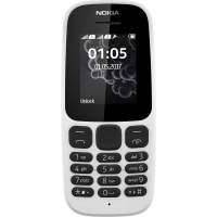Мобильные телефоны Nokia 105 Dual SIM (2017) (белый)