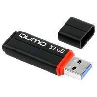 флешка 32ГБ Qumo Speedster, USB 3.0, QM32GUD3-SP-black, flash usb, черная Speedster