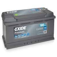 Аккумулятор EXIDE Premium 12V 100Ah 900A R+ EA1000