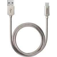 Steel USB-microUSB 1,2м оплетка металл Silver 72273
