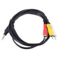 Кабель Telecom jack 3.5 (4-pin) - 3RCA 1.5м