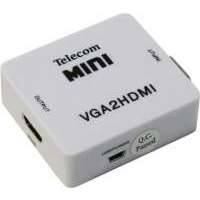 Переходник/конвертер VGA + audio > HDMI розетка Telecom