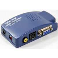 Переходник/конвертер VGA > RCA/S-Video/VGA + audio Telecom