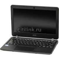 Ноутбук ACER TravelMate TMB117-M-C2SE, 11.6", Intel Celeron N3060, 1.6ГГц, 4Гб, 500Гб, Intel HD Graphics 400, Linux, черный [nx.vcger.010] NX.VCGER.010