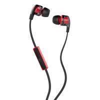 Наушники с микрофоном Skullcandy SMOKIN BUDS MIC BLK RED RED