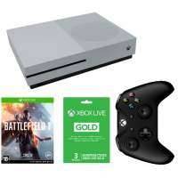 Набор Microsoft Xbox One S 1Tb + Battlefield 1 + Xbox Live Gold 3 месяца + Геймпад беспроводной 6CL-00002