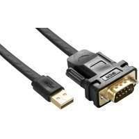 Кабель Greenconnect USB -> COM (RS232) Slim 1.5м