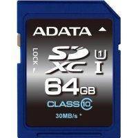 Карта памяти SDXC A-Data ASDX64GUICL10