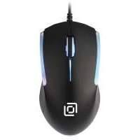 Мышь Oklick черный оптическая (1000dpi) USB (2but) 245M