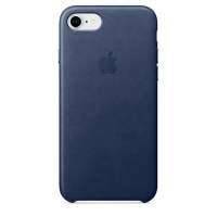 Кейс для iPhone Apple iPhone 8 / 7 Leather Midnight Blue (MQH82ZM/A)