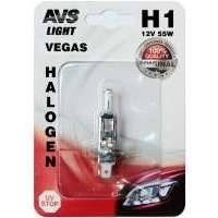 Лампа автомобильная Avs Vegas h1 12v 55w (бл.)