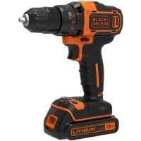 Дрель-шуруповерт Black & Decker аккум. патрон:быстрозажимной BDCDD186KB-QW