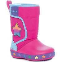 Сноубутсы CrocsLodgePt Lights Star для девочки 