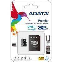 Карта памяти micro SDHC A-Data Premier microSDHC Class 10 UHS-I 32GB + SD adapter