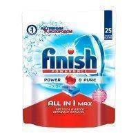 Моющее средство для посудомоечной машины Finish All in 1 Max Power Pure 25табл.