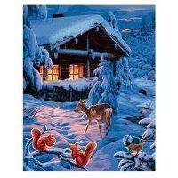 Раскраска Schipper Романтическая зимяя ночь