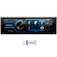 Автомобильная магнитола с DVD + монитор JVC KD-AV31 + USB 8Gb