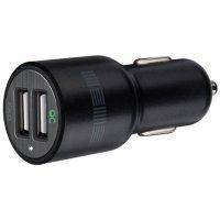 Универсальное З/У в авто InterStep IS-CC-2USB2QCRT-000B201